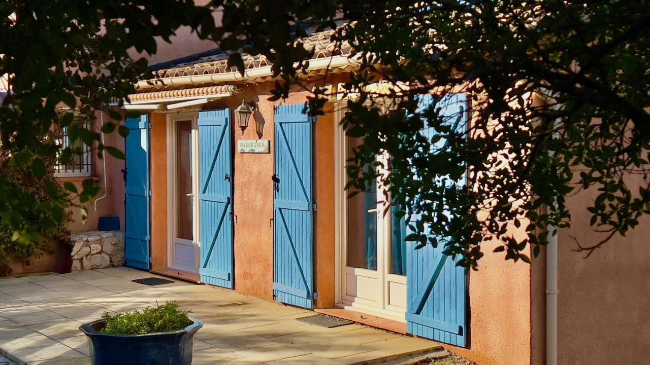 La Rose Des Vents & Spa - Gite Provence Neoules Bagian luar foto