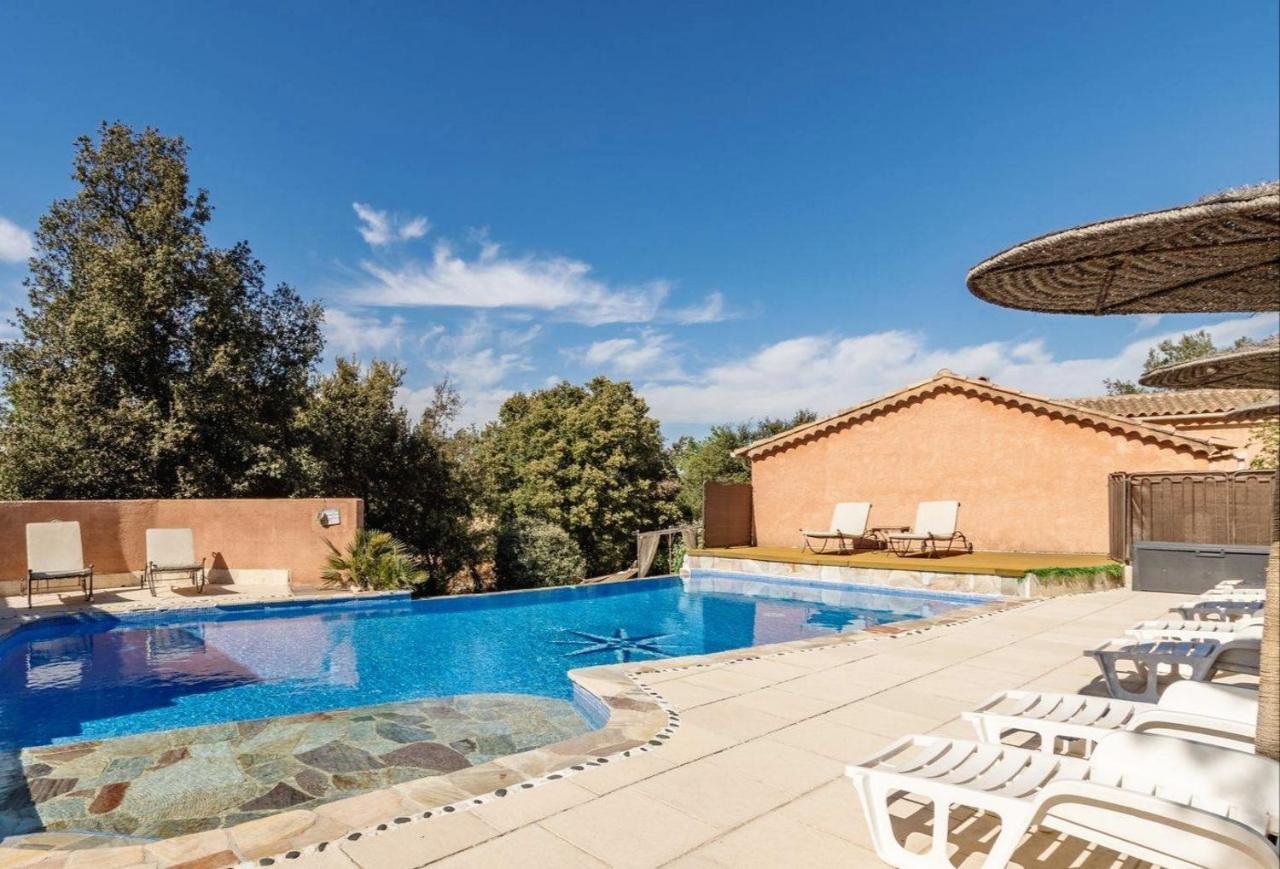 La Rose Des Vents & Spa - Gite Provence Neoules Bagian luar foto